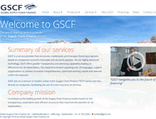 Tablet Screenshot of gscf.com